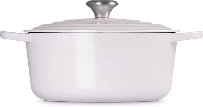 Le Creuset Enameled Cast Iron Signature Round Dutch Oven, 5.5 qt., Shallot