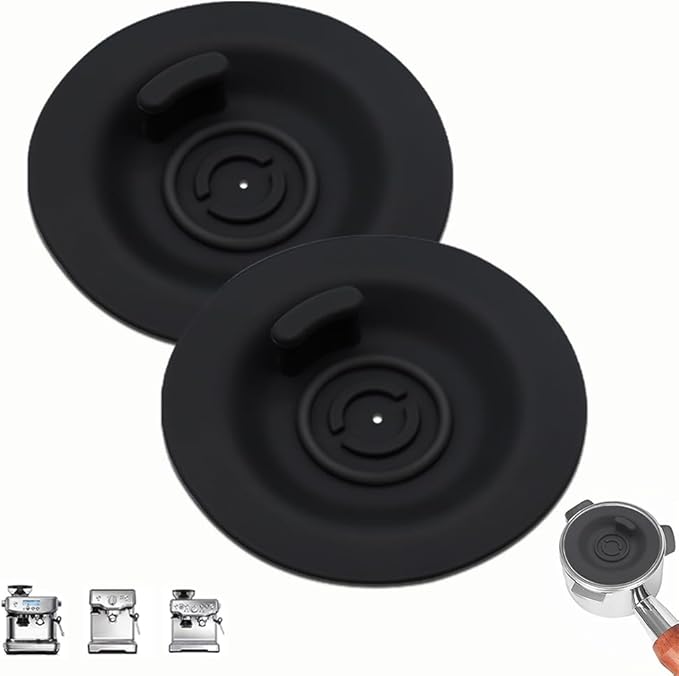 Dianrui 2 Pack Espresso Backflush Cleaning Disc 54mm (with Hole) for Breville Cleaning Disc for Breville Espresso Machine Part BES870XL/878/860/880/810/840/450/500