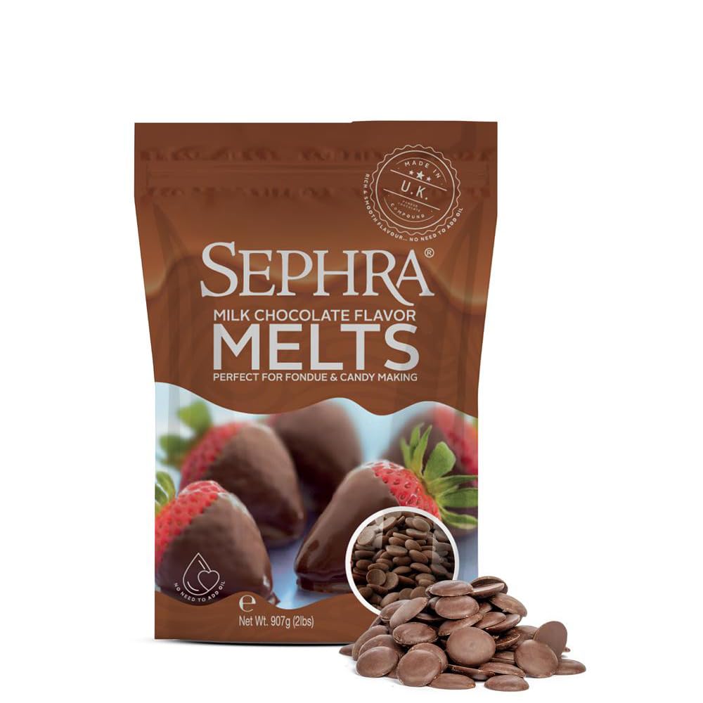 Sephra Fountain-ready Milk Chocolate Flavor Melts - 2lb Bag
