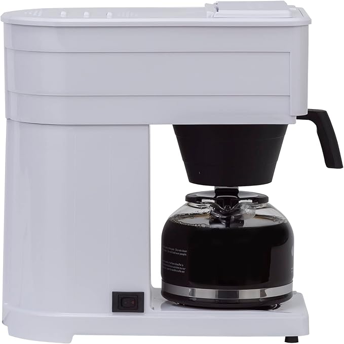 BUNN GRW Velocity Brew 10-Cup Home Coffee Brewer, White