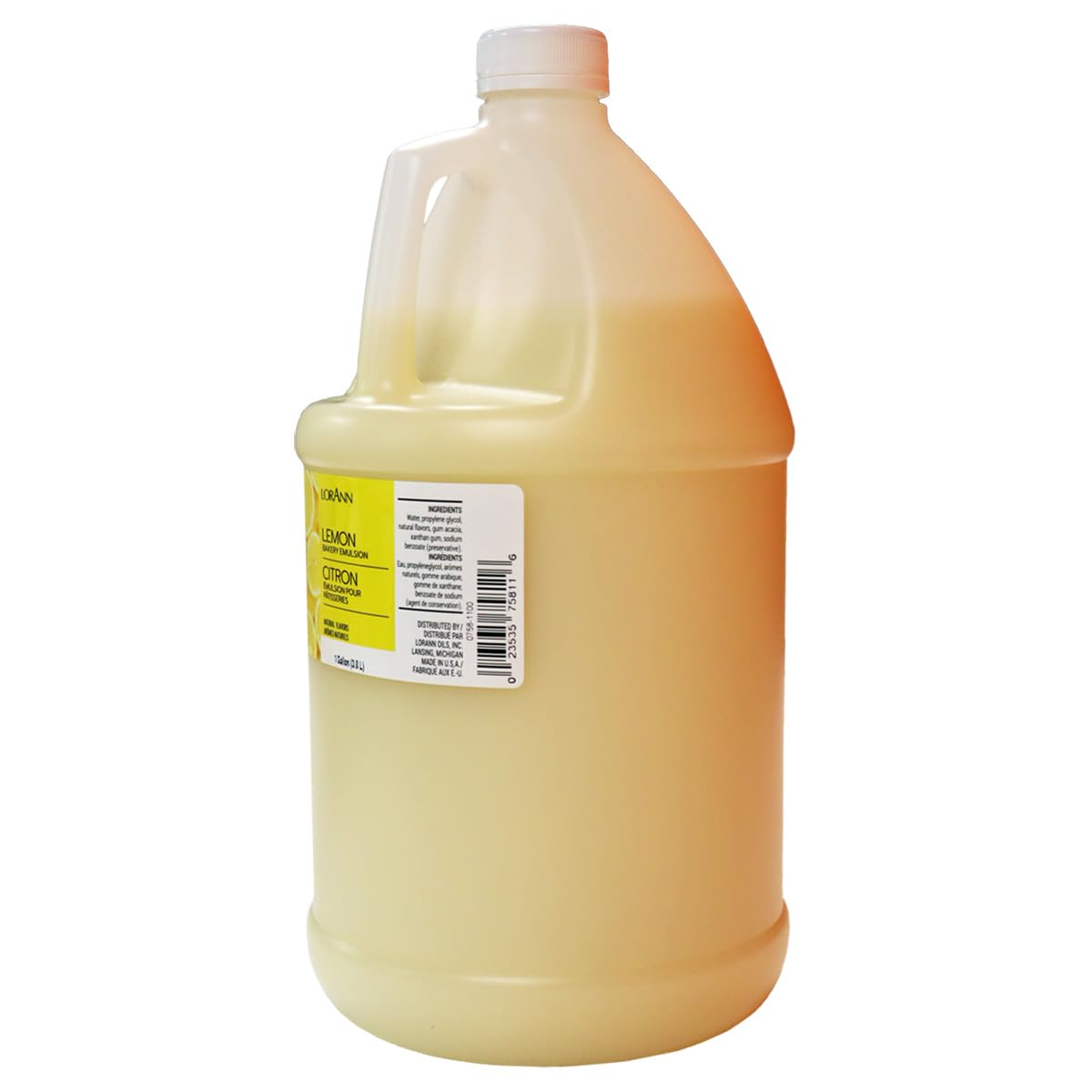 Lorann Oils Lemon Bakery Emulsion: Tangy Lemon Essence, Perfect for Amplifying Citrus Tones in Cakes, Cookies & Desserts, Gluten-Free, Keto-Friendly, Lemon Extract Alternative Essential
