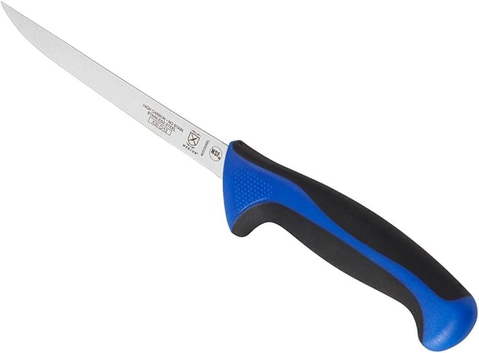 Mercer Culinary Millennia Colors 6-Inch Narrow Boning Knife, Blue