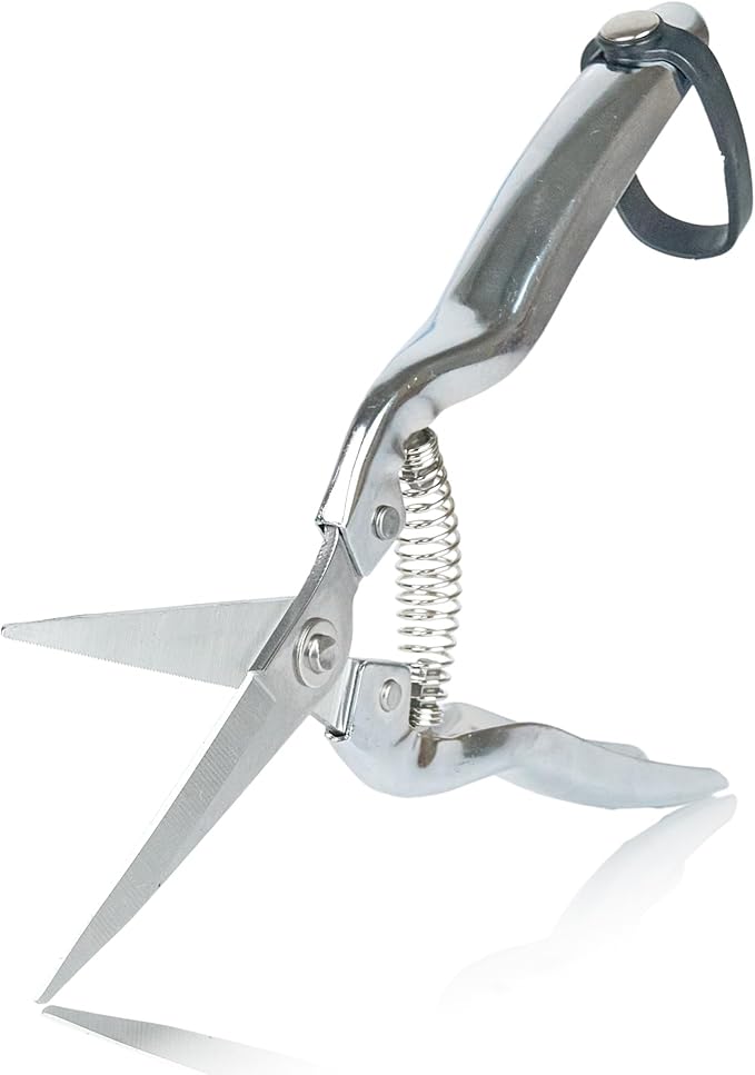Pruning Shears Set of 3 – SK5 Steel Hand Pruners & Garden Clippers with Non-Slip Handle, Bonsai Shears for Fruit Trees, Flowers & Small Plants