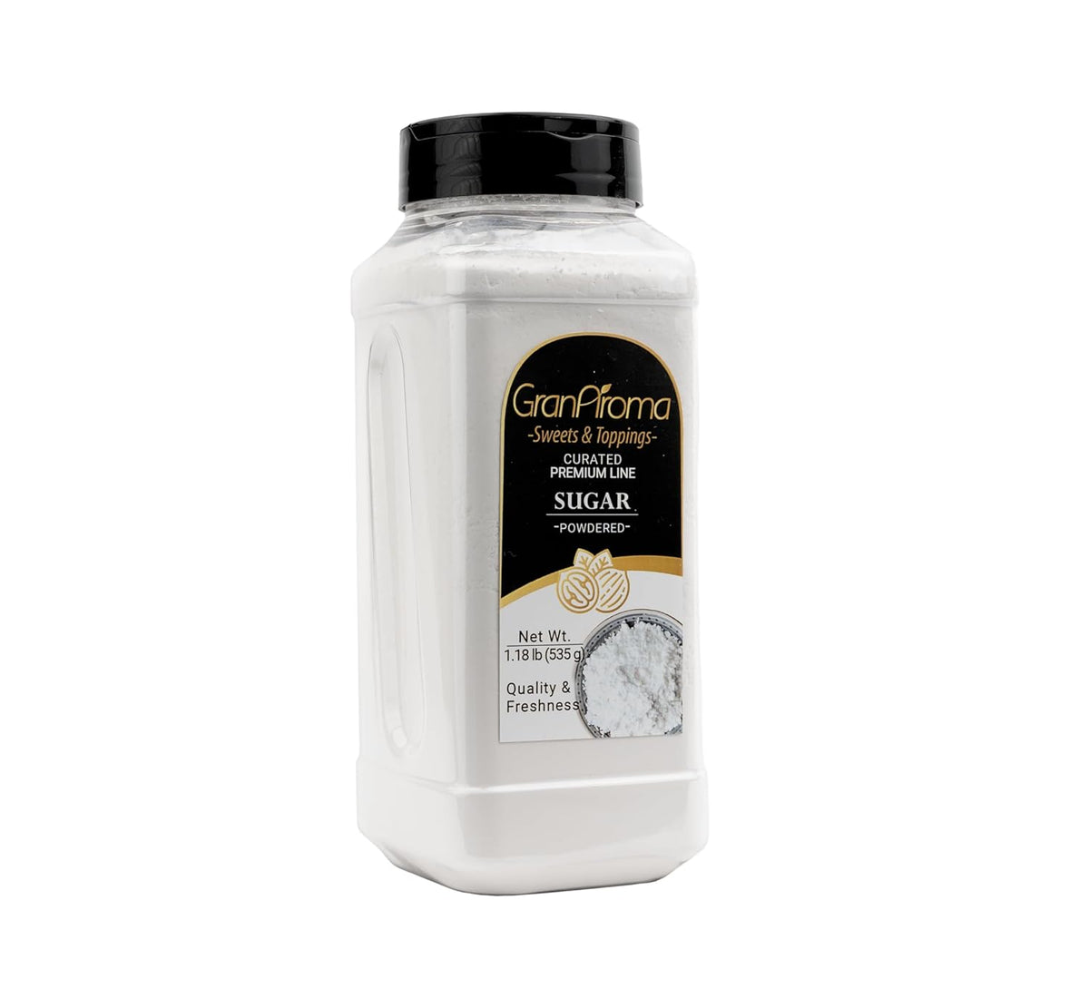 GranAroma Powdered Sugar, Fine Powder, Baking & Frosting, Confectioner's Sugar (1.18 Pound)