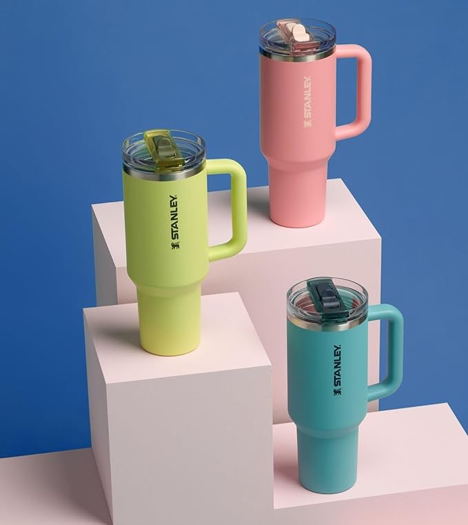 STANLEY Quencher ProTour Flip Straw Tumbler with Leakproof Lid | Built-In Straw & Handle | Cupholder Compatible for Travel | Insulated Stainless Steel Cup | BPA-Free