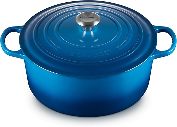 Le Creuset Enameled Cast Iron Signature Round Dutch Oven, 9 qt., Marseille