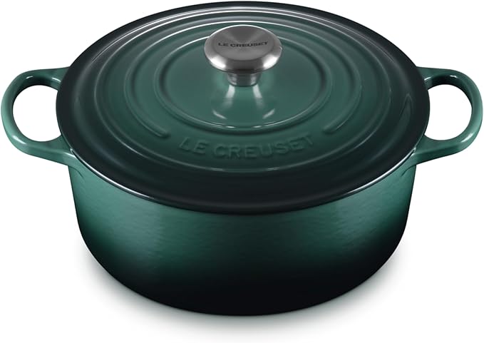 Le Creuset Enameled Cast Iron Signature Round Dutch Oven, 5.5 qt., Artichaut
