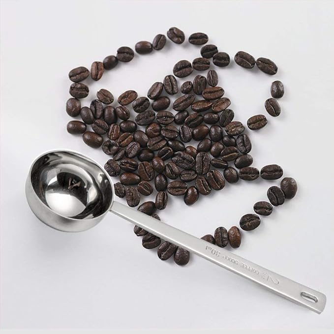 Coffee Scoop Stainless Steel Tablespoon long handled Spoons 2Tbs (30ML)