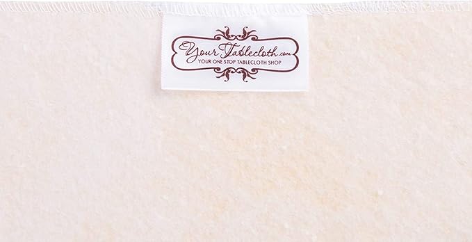 Yourtablecloth Heavy Duty Vinyl Rectangle or Square Tablecloth – 6 Gauge – Flannel Backed – Wipeable Tablecloth with Vivid Colors & Many Sizes 52 x 52 Black