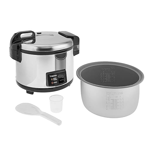 Zojirushi NYC-36 20-Cup (Uncooked) Commercial Rice Cooker and Warmer, Stainless Steel