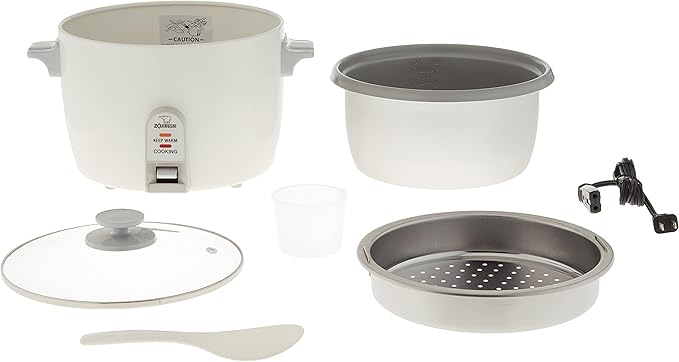 Zojirushi NHS-18 10-Cup (Uncooked) Rice Cooker,White