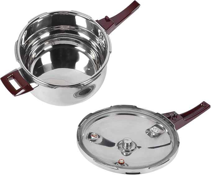 Generic Pressure Cooker, 80KPA Stainless Steel Pressure Canner Pressure Cooker with Ergonomic Handle for Induction Cooktops, Gas Cooktops, Open Flames Using (11L), Genericgw5tu3c8sd-14
