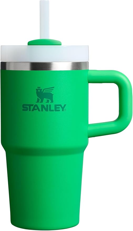 STANLEY Quencher H2.0 Tumbler with Handle and Straw 20 oz | Flowstate 3-Position Lid | Cup Holder Compatible for Travel | Insulated Stainless Steel Cup | BPA-Free | Meadow