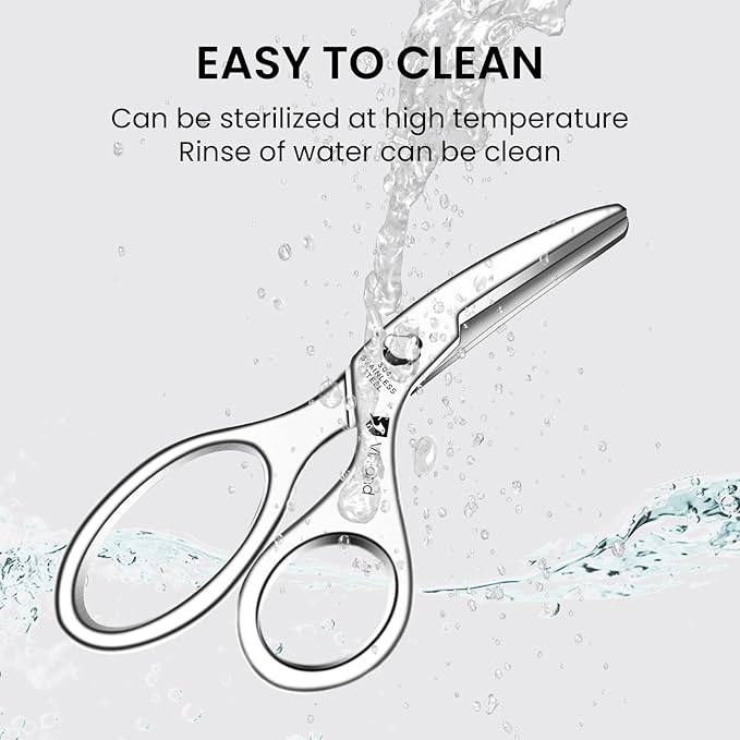 Stainless Steel Baby Food Scissors, Baby Food Scissors With Travel Case, Ideal For Pizza, Meats, Noodles, Vegetables, And Fruits