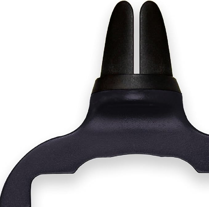 Saucemoto Dip Clip | An in-car sauce holder for ketchup and dipping sauces. As seen on Shark Tank (2 Pack, Black)