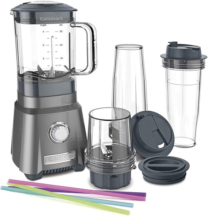 Cuisinart CPB-380 Hurricane Compact Juicing Blender, Gunmetal