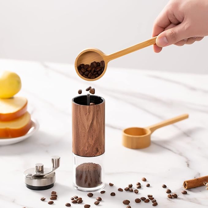 Bamboo Wooden Coffee Scoop for Jars Farmhouse Minimalist Food Jar Scoop