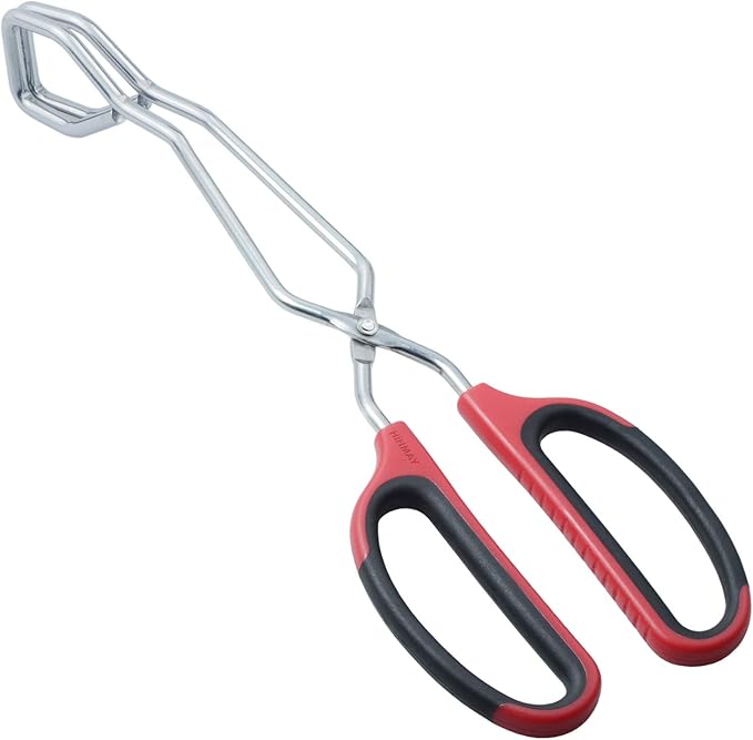 Scissor Tongs 11-Inch Heavy Duty Stainless Steel Scissor Cooking Tongs