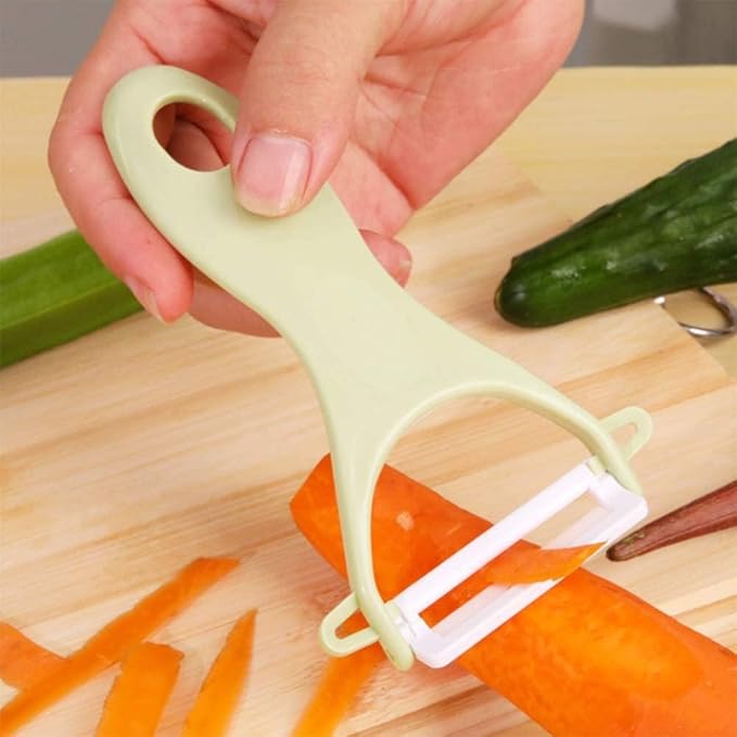 Potato Peelers 3 Pack, Fruit Peelers Potato Peeler, Cucumber, Apple Peelers for kitchen Original Vegetable Peeler-Set of 3 (Ceramic Blade)…