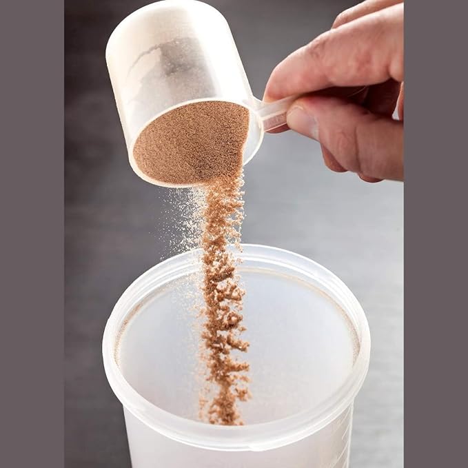 Plastic Measuring Scoop, (53 cc | 53 mL) Long Handle Spoons for Powders, Granules, Coffee, Pet Food, Baking Supplies, Protein and Other Dry Goods, BPA Free (Set of 1)