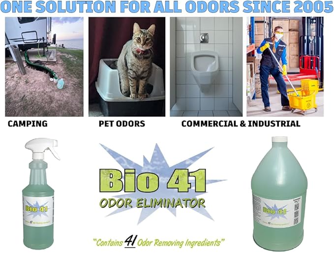 Odor Eliminator, Molecular Technology Since 2005 - Commercial, Industrial, Strong Pet & Urine Odor Remover, Trash Can Deodorizer - 32 Ounce