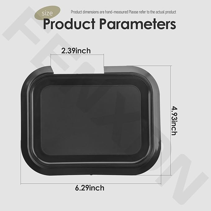 Reservoir Water Tank Lid Accessories Compatible with Technivorm Moccamaster 13010 Coffee Maker K, KB, KBS, KBG, KBT, KBGT, KBTS Model - Black