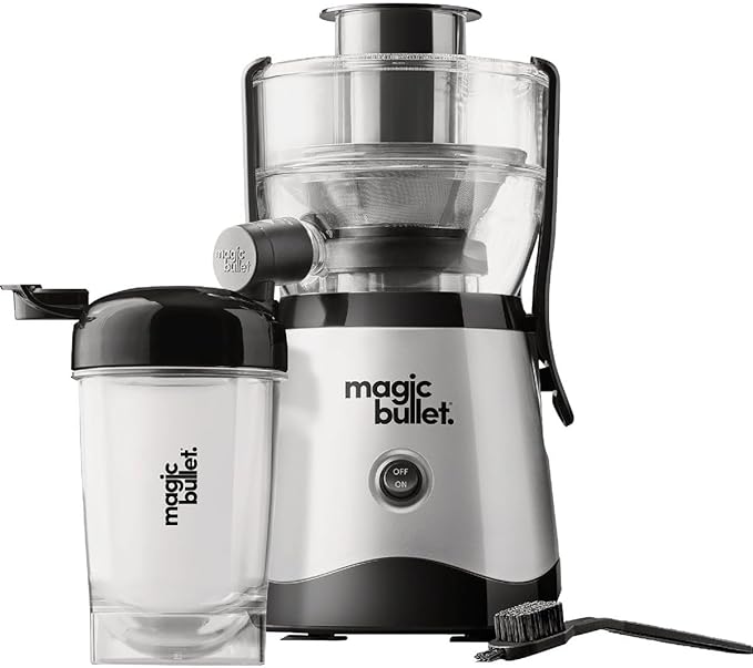 Magic Bullet Mini Juicer with Cup, Black and Silver