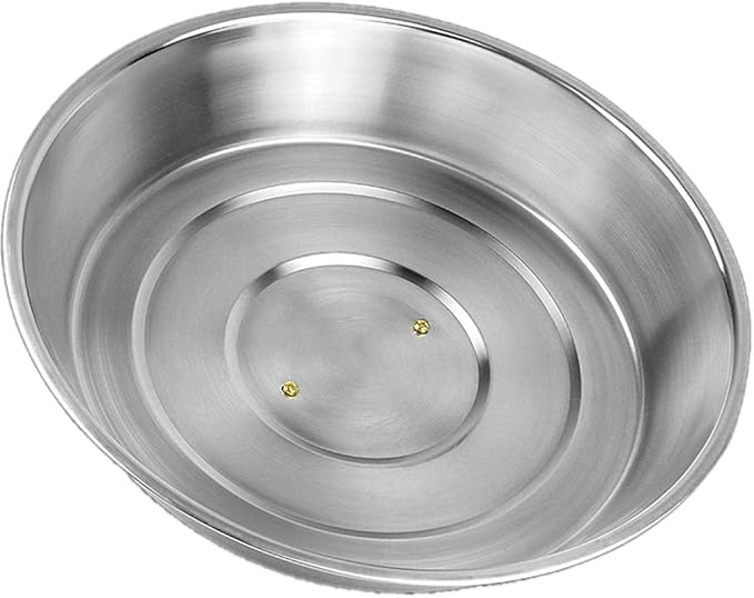 BBQ Accessories 12 Inch Round Stainless Steel Basting Cover - Cheese Melting Dome Rectangle Cast Iron Grill Press Kit for Hamburger Bacon Steak, Best for Blackstone Camp Chef Flat Top Griddle Grill