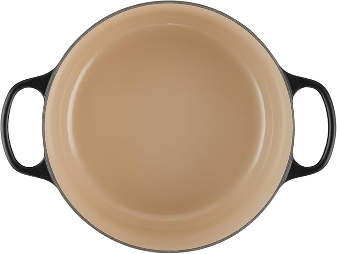 Le Creuset Enameled Cast Iron Signature Round Dutch Oven, 5.5 qt., Licorice