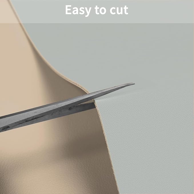 Desk Pad Mat - 14x48 Inch Waterproof Easy to Clean Can Conceal Flaws Protector The Table Top from Scratches Used for Coffee Table Office Table Dresser(Light Brown+Gray 14x48)