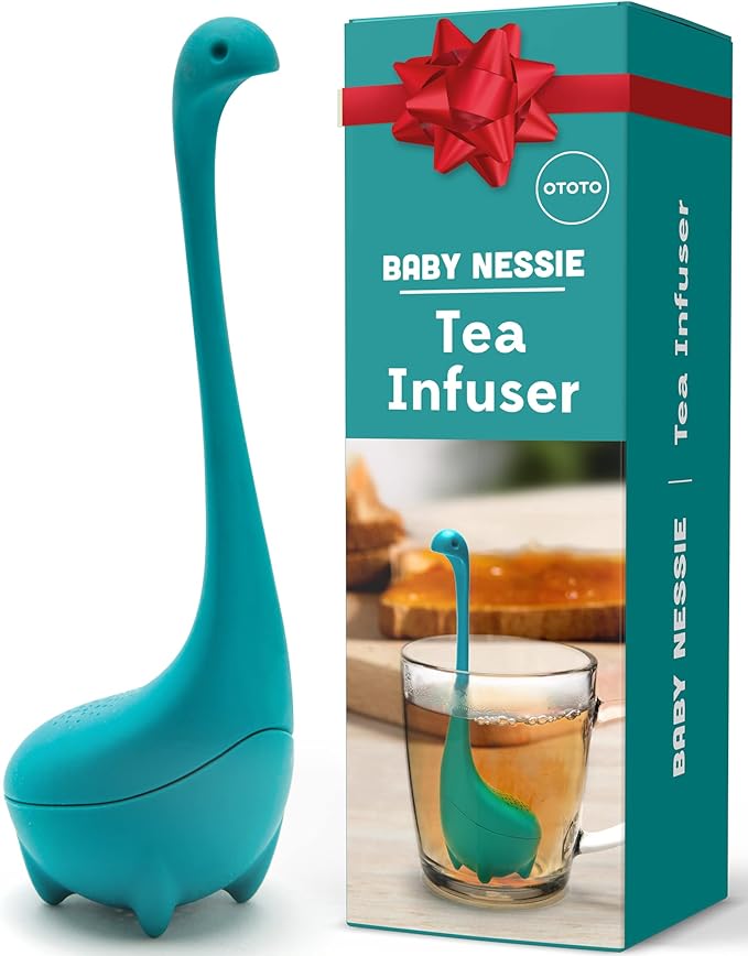 Cute Tea Infuser by OTOTO - Loose Leaf Tea Steeper, Tea Accessories, Tea Diffusers, Tea Infuser for Loose Leaf Tea, Tea Strainers, Cute Gifts, Tea Gift Set, Kitchen Gifts, Cooking Gadgets