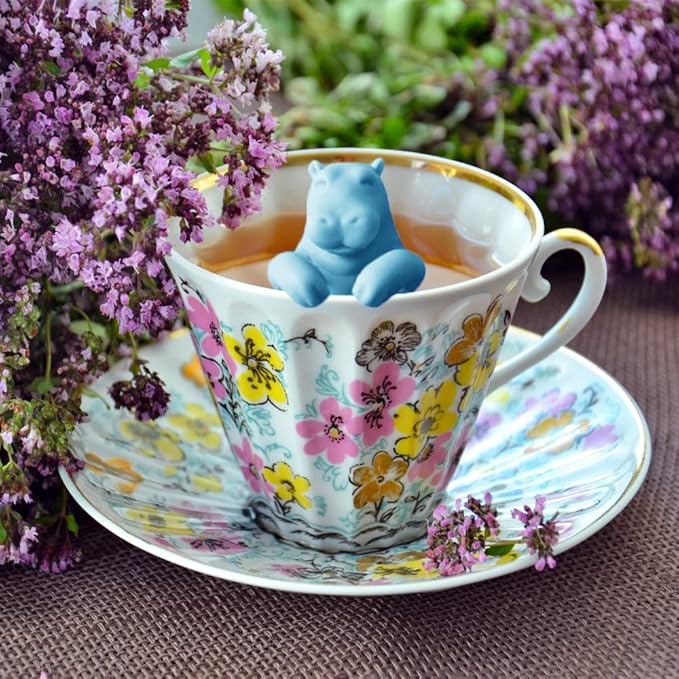 Animal cute tea infuser tea diffusers for loose tea cute, Cute Loose Leaf Tea Steeper Set For Mug Or Cup, Tea Accessories For Tea Lovers
