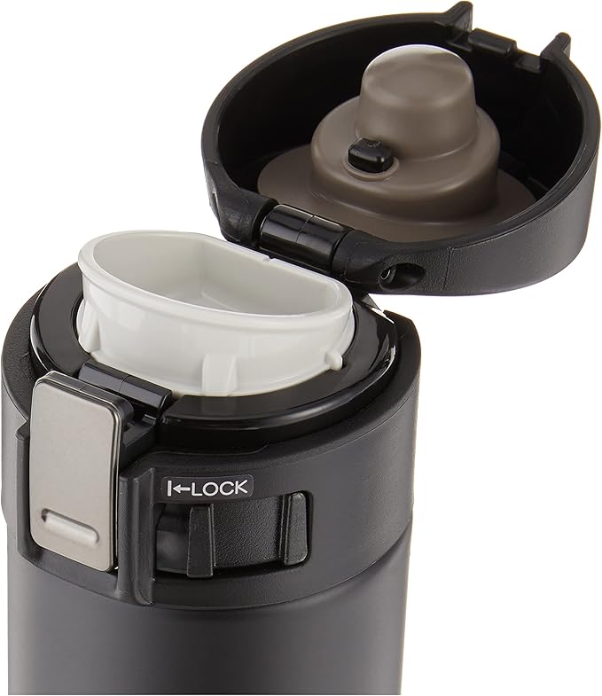 Zojirushi 0.36-Liter Stainless Steel Travel Mug, 12-Ounce, Black