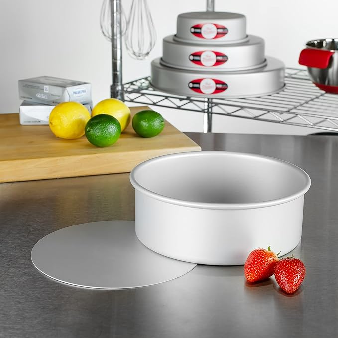 Fat Daddio's PCC-83 Anodized Aluminum Round Cheesecake Pan, 8 x 3 Inch
