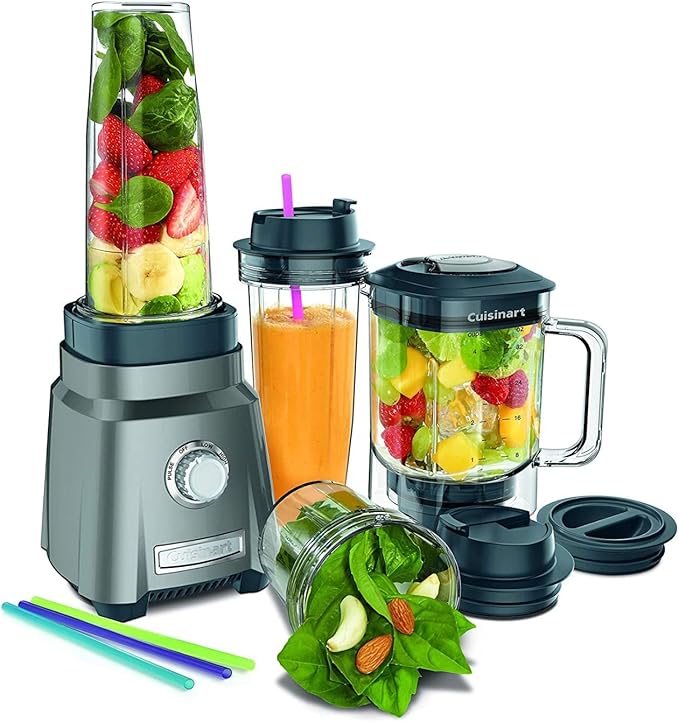 Cuisinart CPB-380 Hurricane Compact Juicing Blender, Gunmetal