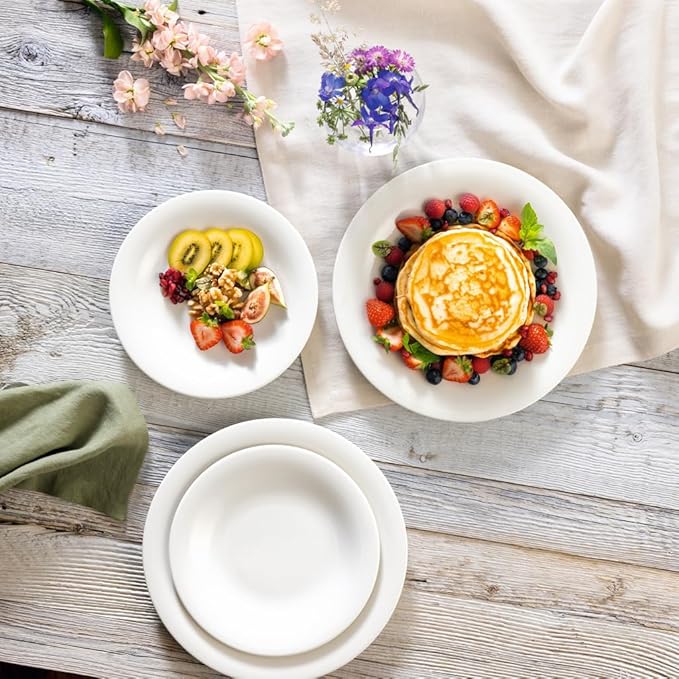 Villeroy & Boch New Cottage Basic Salad Plate, 8.25 in, Premium Porcelain, White