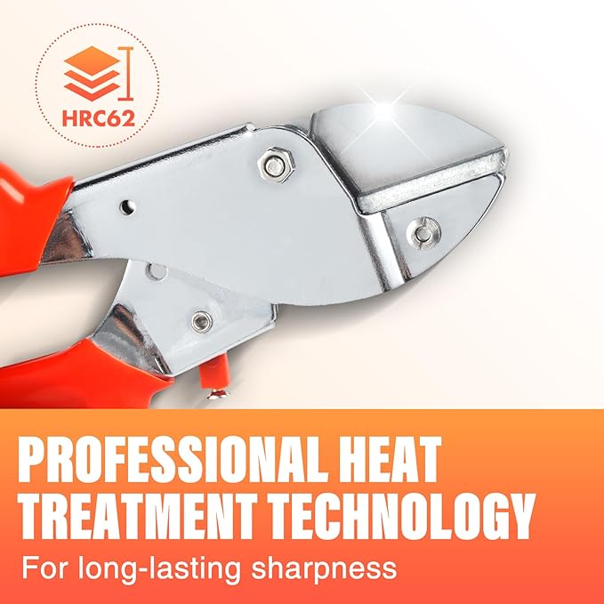 7" Professional Anvil pruner with SK-5 Blades, Best for Dry, Dead Stems & Branches, Plastic, Rubber.Gardening Clipper ，Cut-Multi-Purpose handheld shears for Industry & Crafts|LFXP1107