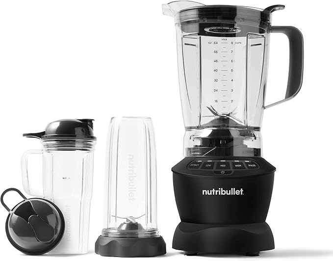 nutribullet Full-Size Blender Combo 1200W –Matte Black