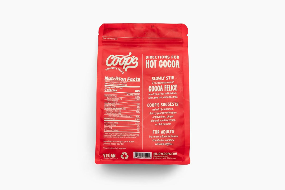 Coop's Cocoa Felice Hot Chocolate Mix - 22 ounce