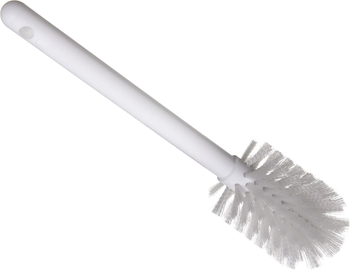SPARTA 367600TC02 Plastic Household Dish Brush, Dish Brush, Dish Scrub Brush With Lightweight and Break Resistant for Cleaning, 11 Inches, White, 2.5" Width x 2.75" Height (Pack of 6)