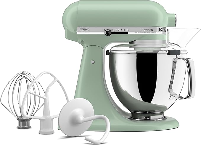KitchenAid Artisan Series 5 Quart Tilt-Head Stand Mixer, KSM150PS, Cardamom