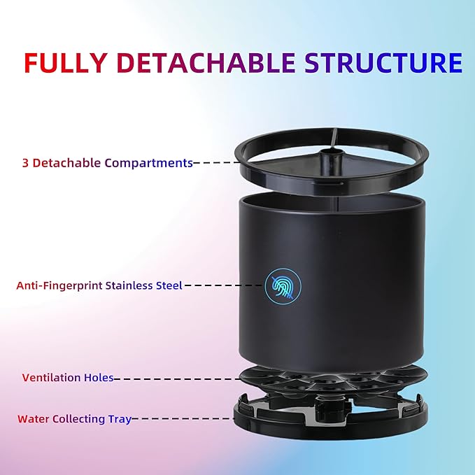 Utensil Holder,360°Rotating Kitchen Utensil Holder For Counter,Cooking Silverware Organizer Stainless Steel Caddy Flatware Spoon Spatula Tool Cutlery Container