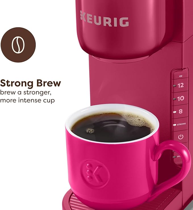 Keurig K-Express Single Serve K-Cup Pod Coffee Maker, 3 Brew Sizes, Strong Button Feature, 42oz Removable Reservoir, Island Berry
