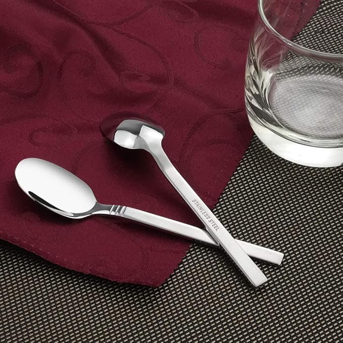 12-Piece Stainless Steel Coffee Spoons, Small Espresso Spoon, Mini Spoon
