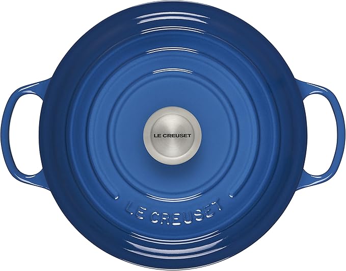 Le Creuset Enameled Cast Iron Signature Round Dutch Oven, 5.5 qt., Marseille