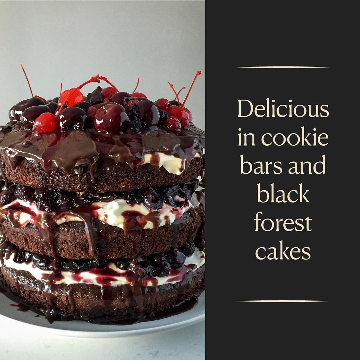 Cook's, Wild Cherry Extract for Baking, Preserves, Syrup, Cookies, Cakes, 8 oz