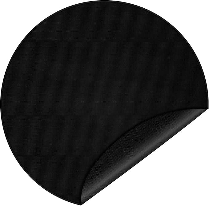 47" Round Fire Pit Mat Compatible with Solo Stove Bonfire, 3-Layer Outdoor Under Grill Mat Patio Deck Protector BBQ Mat,Fire Proof Pads for Under Fire Pit,Charcoal Grills,Griddles and Smokers