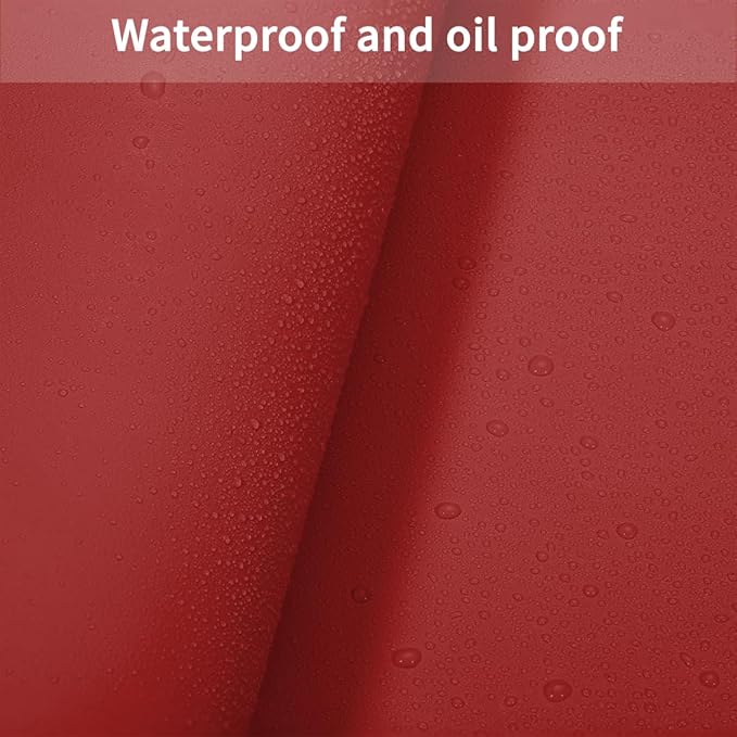 Dresser Top Cover - Can Be Used On Both Sides Waterproof and Easy to Clean Good Flatness Used for Dresser Table(Black+Wine Red 10x39)