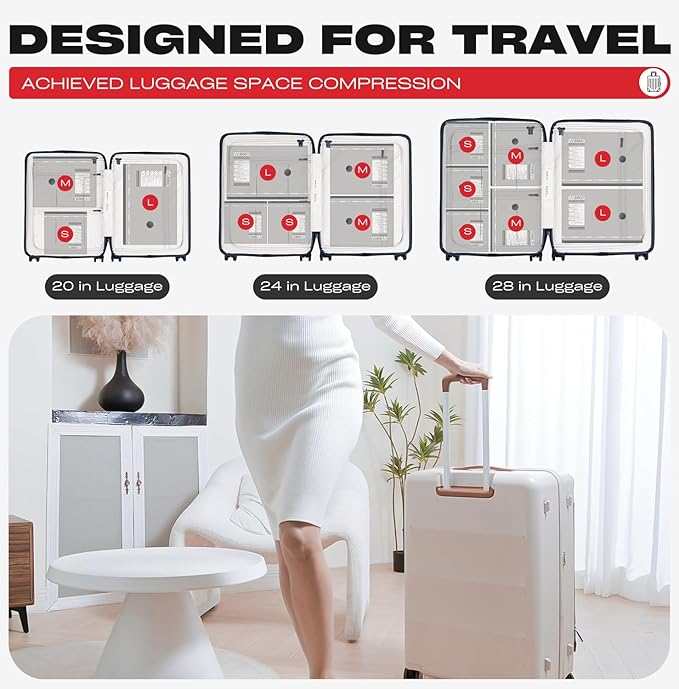 Travel Vacuum Storage Bags with Rechargeable USB Pump, 12 Pack Carry-On Size Compression Packing Bags for Luggage and Suitcase, Space Saver for Clothes and Clothing Travel