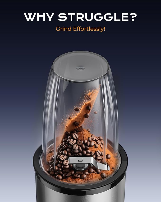 Sangcon 1000w Smoothie Blender for Kitchen, Blender for Smoothies, with 24oz/19oz/10oz Bpa-Free Cups – Upgraded Portable Personal Blenders for Shakes, Frozen fruit, Baby Food, Spice Grinding & More